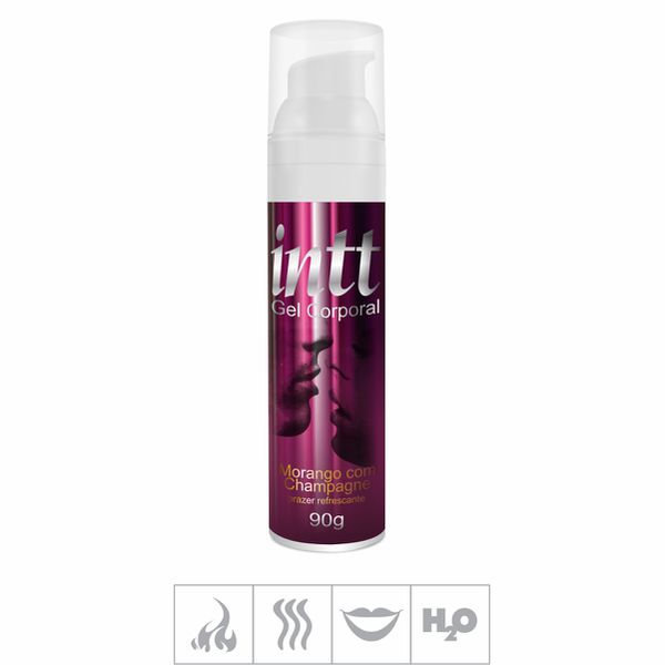 *Gel Comestível Intt 90g (ST139) - Morango c/ Champagne