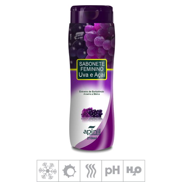 Sabonete Feminino Íntimo Apinil 200ml (ST183) - Uva e Açaí