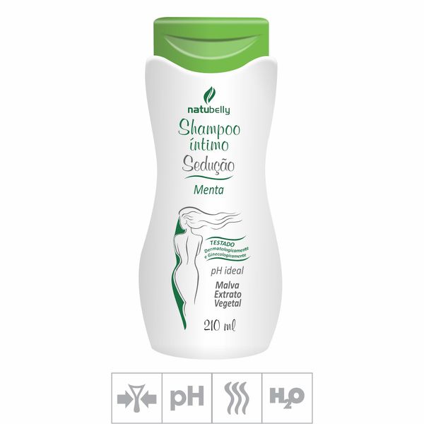 *Shampoo Íntimo Sedução 210ml (ST184) - Menta