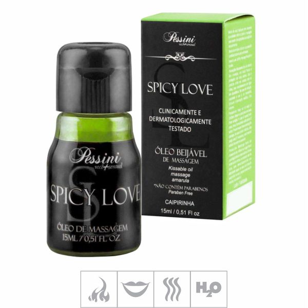 *Gel Beijável Spicy Love Hot 15ml (ST490) - Caipirinha
