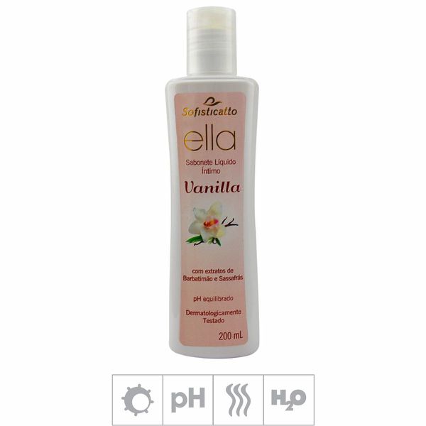 *Sabonete Líquido Sofisticatto Ella 200ml (ST498) - Vanilla