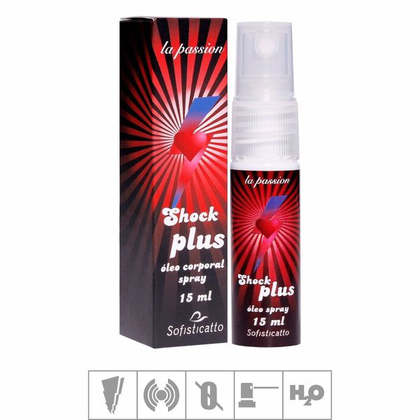 *Excitante Unissex la Passion Shock Plus Spray 15ml (ST507) - Neutro