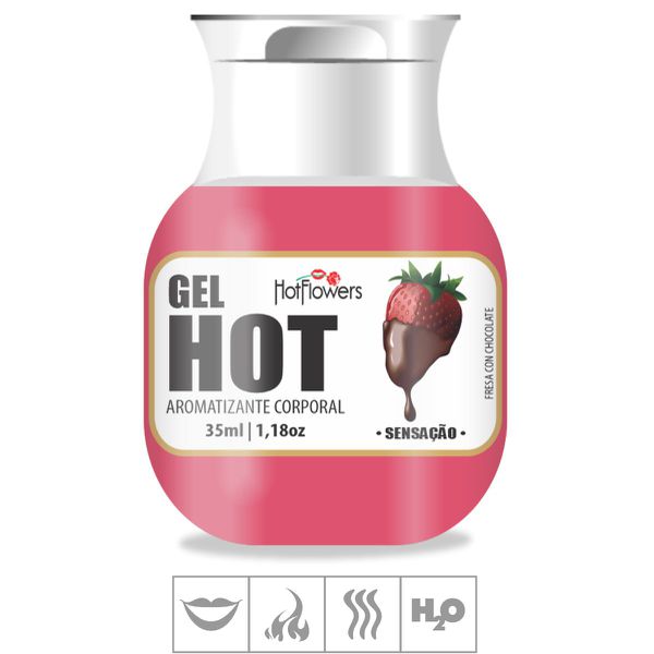 Gel Comestível Hot Flowers Hot 35ml- (ST571) - Sensação