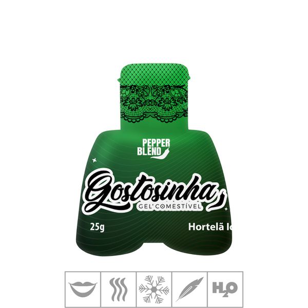 Gel Comestível Gostosinha Ice 25g (ST749) - Hortelã