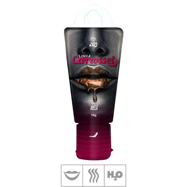 Gel Para Sexo Oral Carrossel 18g (ST760) - Creme de Avelã