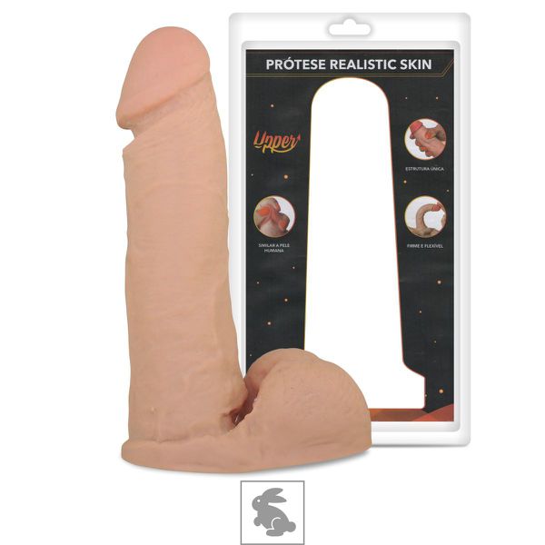 Prótese 18x15cm Com Escroto Thor Upper (UP95-ST774). - Bege