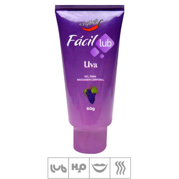 Lubrificante Fácil Lub Beijável 60g - (ST968) - Uva