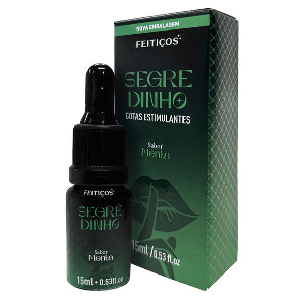 Excitante Unissex Segredinho 15ml (ST979) - Menta