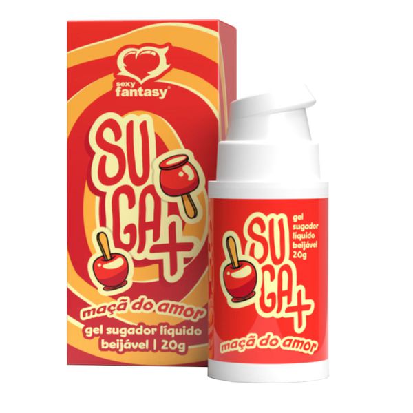 Suga + Sugador Líquido 20g (ST987) - Maçã do Amor