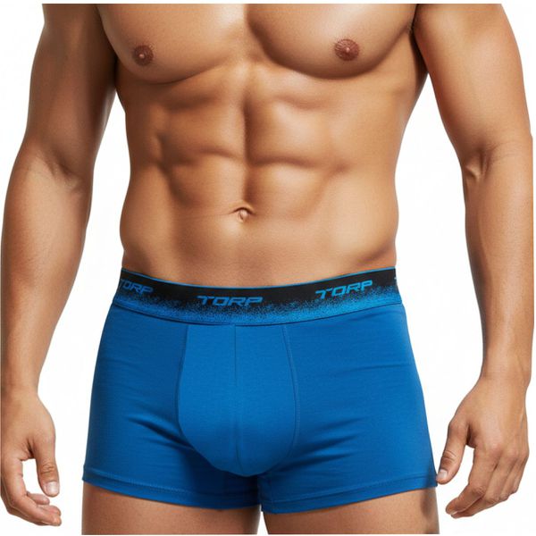Cueca Boxer Microfibra Sport- (TP7320) - Azul