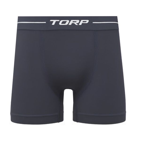 Cueca Boxer Sem Costura Basic (TP8001) - Chumbo