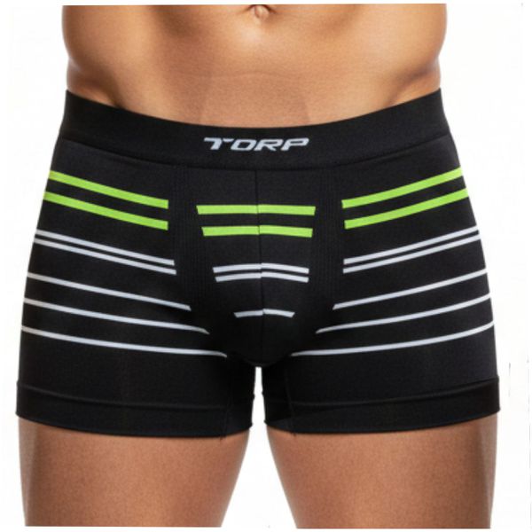 Cueca Boxer Sem Costura Sport - (TP8465) - Preta