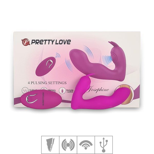 Vibrador Recarregável Josephine VP (VB106) - Magenta