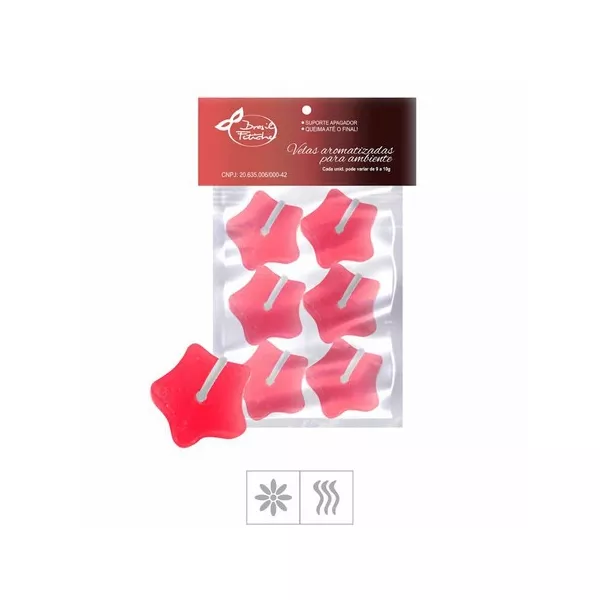 Velas Aromatizadas 6un (VL03-ST146) - Formato Estrela