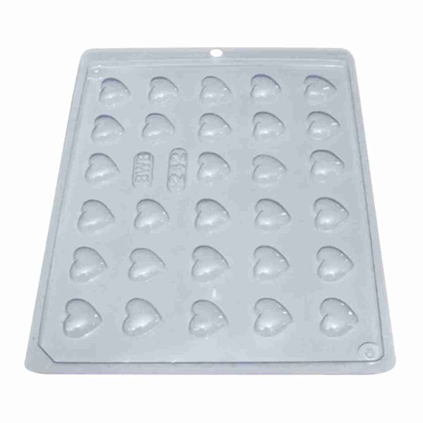 Forma Acetato Formato de Mini Coração 1un (BW242) - Transparente