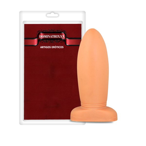 *Plug Anal Missil 11cm Dominatrixxx (DX104) - Bege