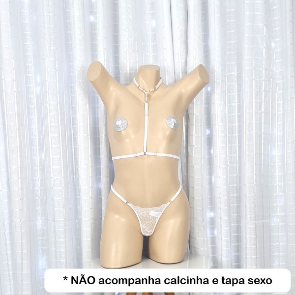Strapy Com Pérola (LG001) - Branco