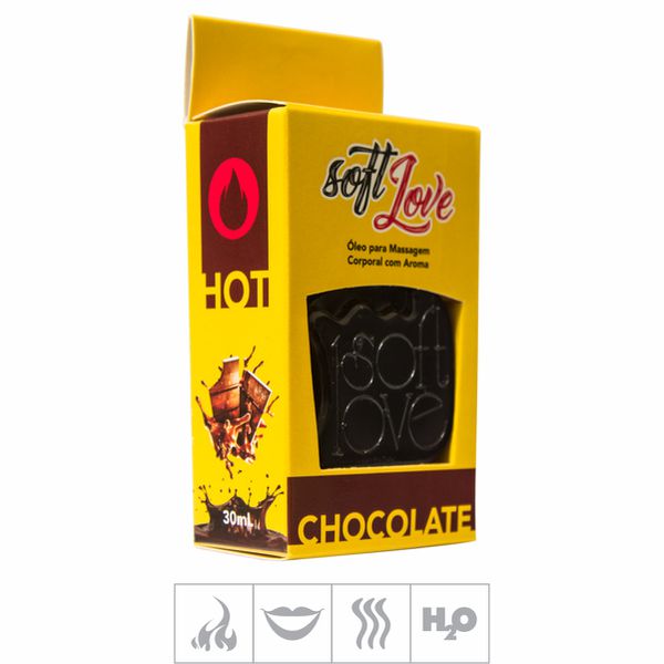 *PROMO - Gel Comestível Soft Love Hot 30ml Validade 01/23 (ST116) - Chocolate