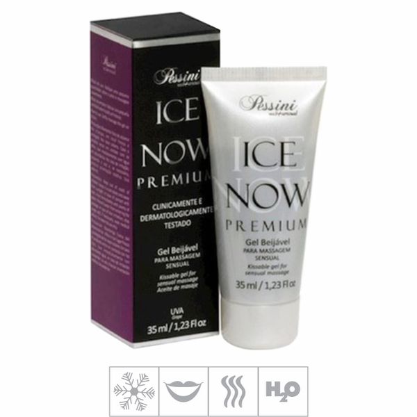**Gel Comestível Ice Now Premium 35ml - (ST493) - Uva