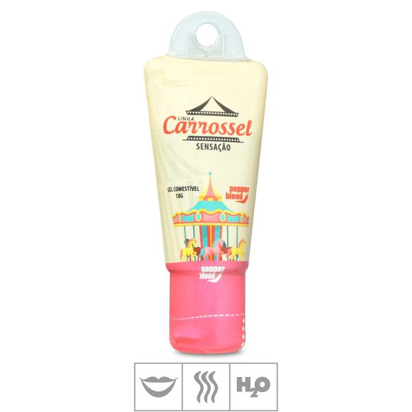 *PROMO - Gel Para Sexo Oral Carrossel 18g Validade 11/23 (ST762) - Sensação