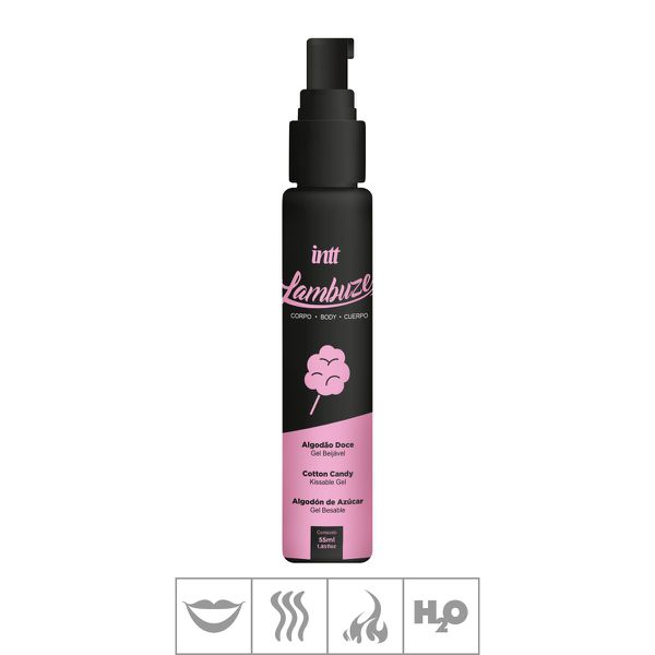 *Gel Comestível Hot Lambuze 55ml (ST886) - Algodão Doce