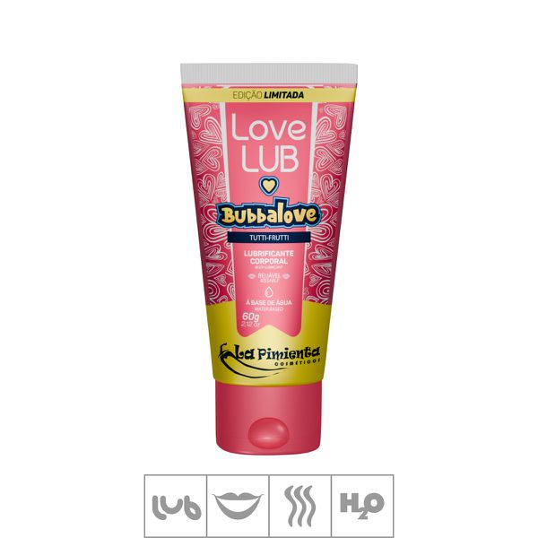 Lubrificante Beijável Love Lub Bubbalove 60g (ST903) - Tutti-Frutti