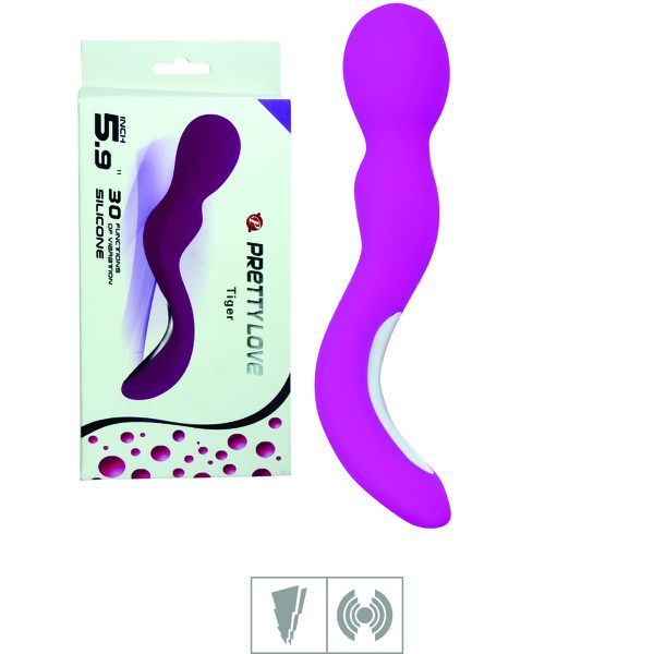 *Vibrador Tiger Ponto G Recarregável VP (AV009-16498) - Roxo