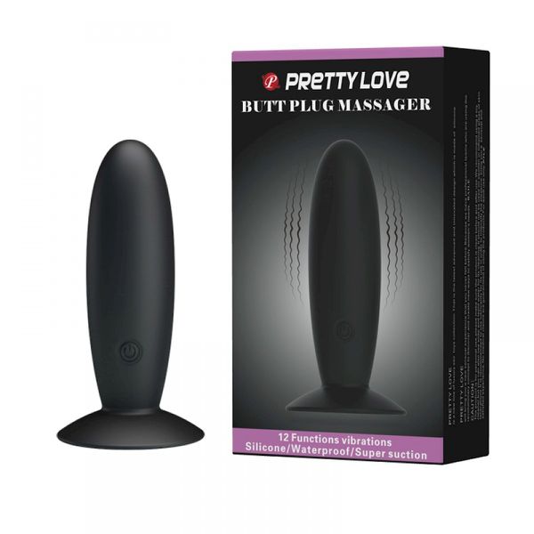 *Plug Anal Recarregável 12 Vibrações VP (PL046-16991) - Padrão