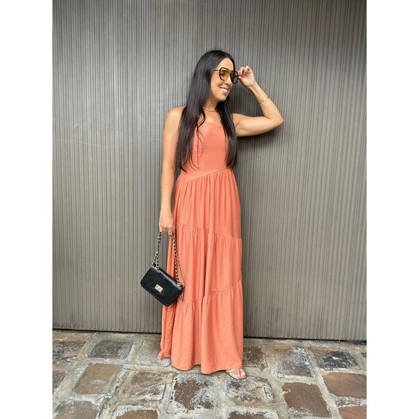 Vestido Luiza Caramelo 