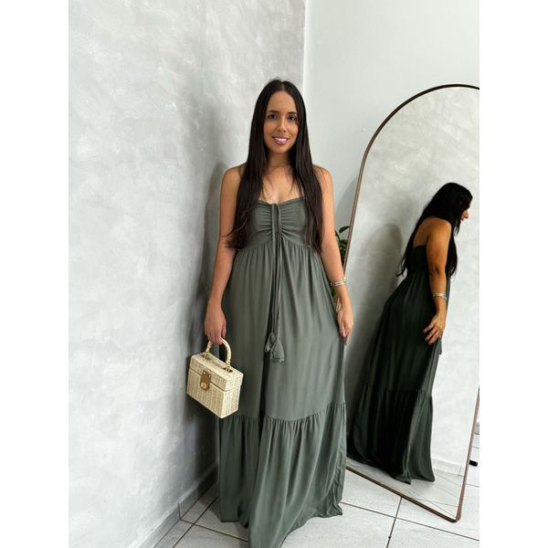 Vestido Eleonora Verde Oliva
