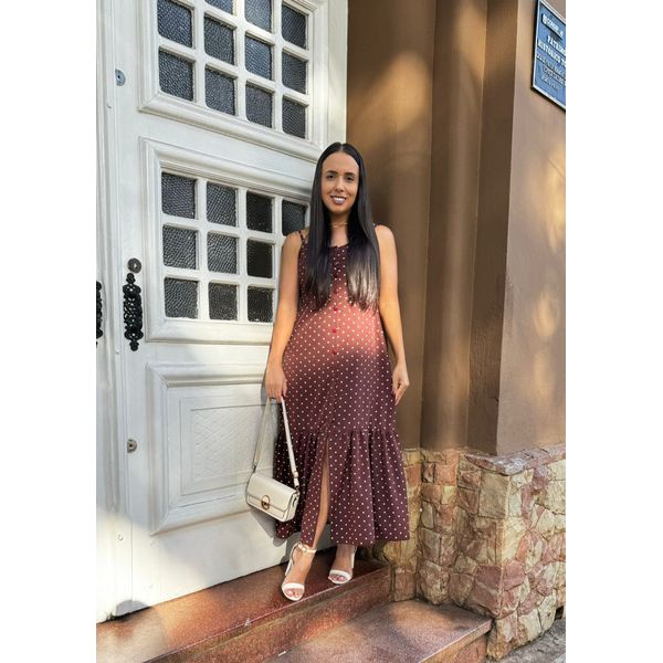 Vestido de Bolinhas Safira