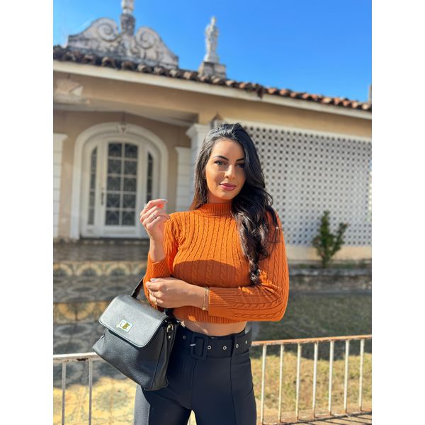 Blusa Tricot Caramelo