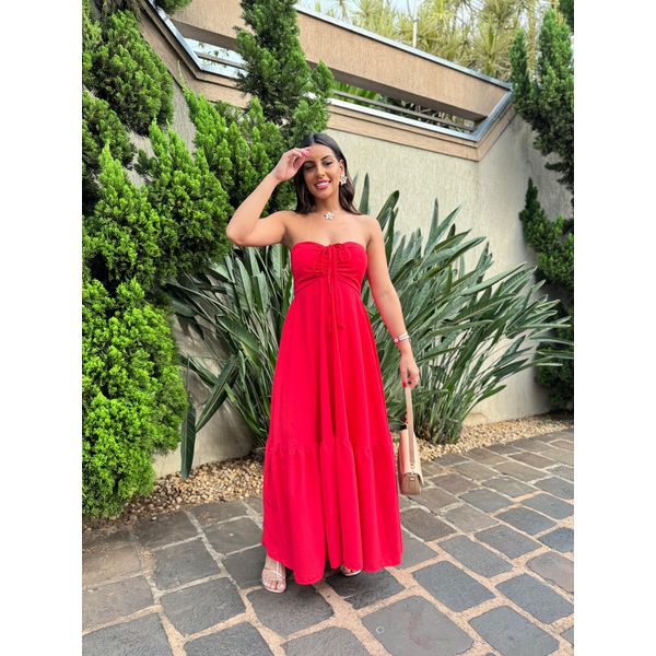 Vestido Grecia Vermelho 