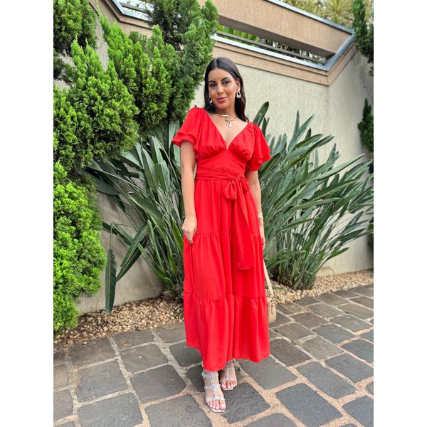 vestido Sophia Vermelho