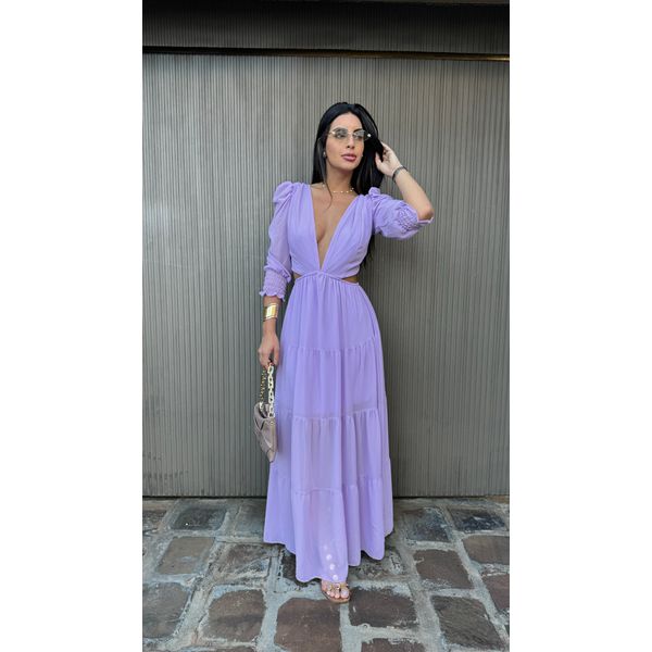 Vestido Celine Lilás