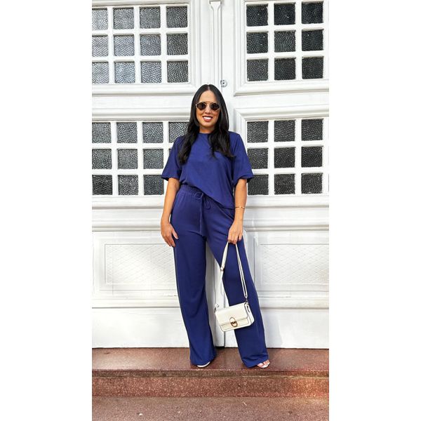 Conjunto Ravena Azul Marinho