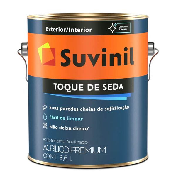 ACRILICO PREMIUM SUVINIL TOQUE DE SEDA ACETINADO BRANCO NEVE 3,6L