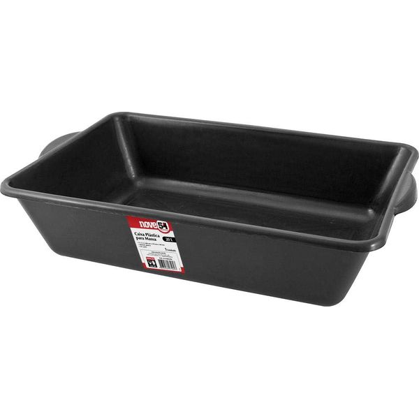 CAIXA PLÁSTICA RETANGULAR PARA MASSA 20L NOVE954