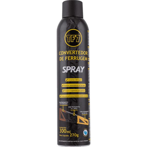 CONVERTEDOR DE FERRUGEM TF7 SPRAY 300ML