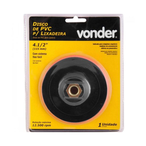 DISCO PVC 4 1/2" FIXA FÁCIL VONDER 