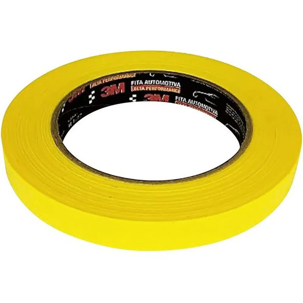 FITA CREPE 3M AMARELA 16MM X 40M