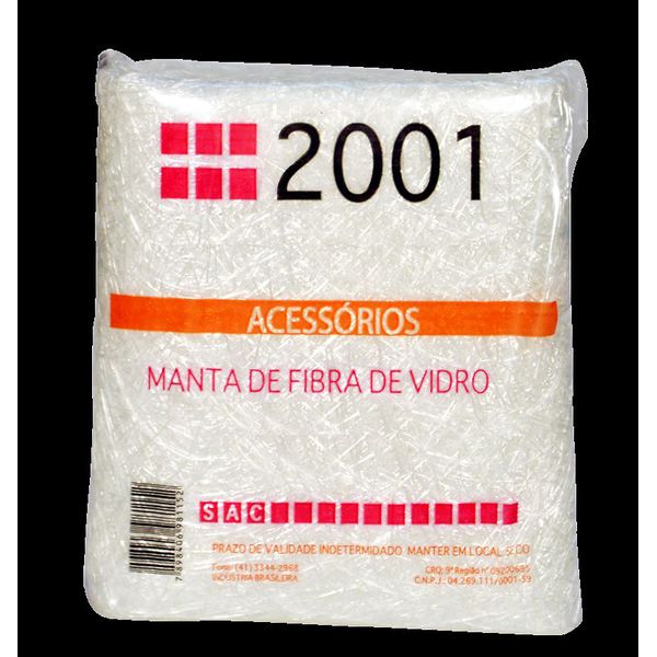 MANTA DE FIBRA DE VIDRO 2001 1KG