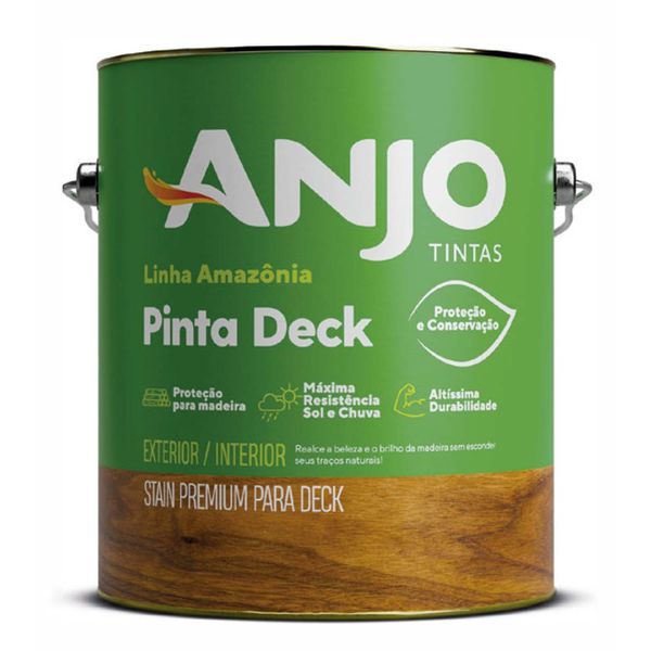 LINHA AMAZÔNIA ANJO PINTA DECK NATURAL SEMIBRILHO 3,6L