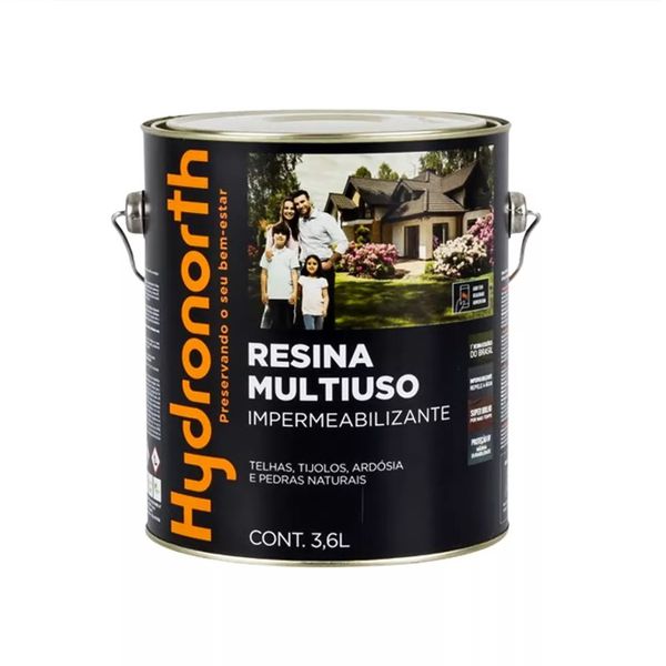 RESINA HYDRONORTH FOSCA MULTIUSO SOLVENTE INCOLOR 3,6L