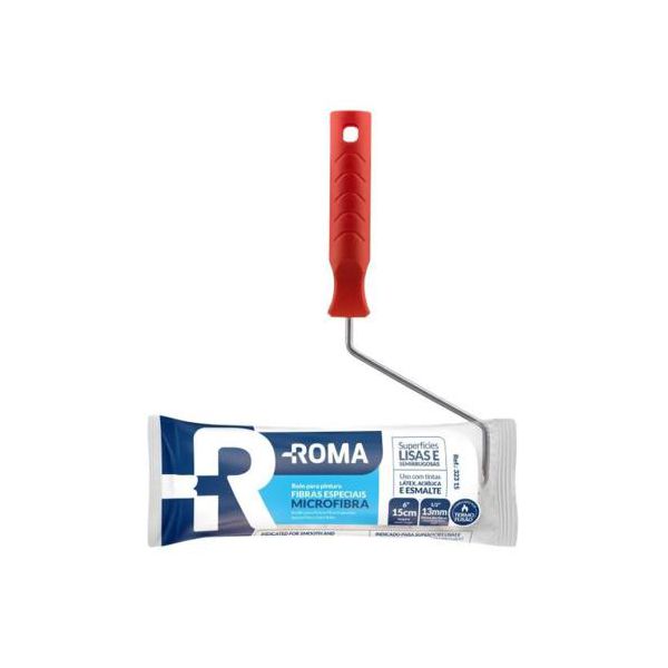 ROLO ROMA DE FIBRAS ESPECIAIS 15CM COM CABO 32315