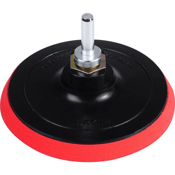 SUPORTE PARA DISCO DE LIXA COM VELCRO 5" 125MM WORKER