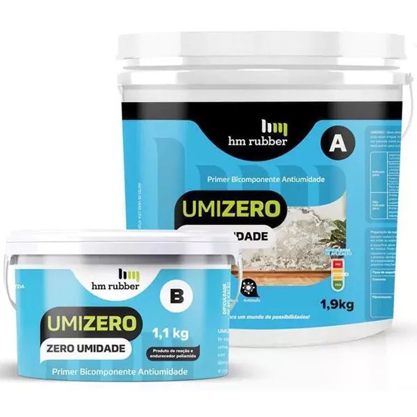 UMIZERO KIT COMPOSTO A + COMPOSTO B HM RUBBER 3KG