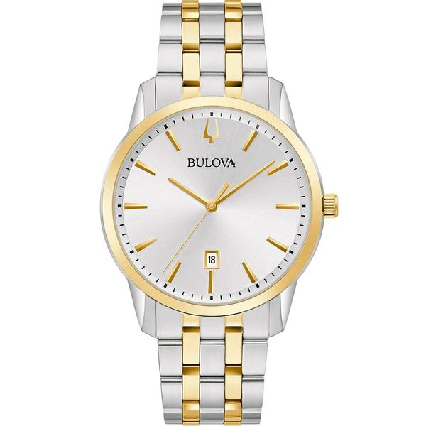 Relógio Bulova Classic Sutton Prata e Dourado