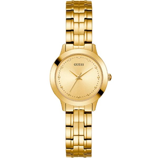 Relógio Guess Feminino Dourado Mostrador Pequeno - W0989L2 - MICHELETTI JOIAS