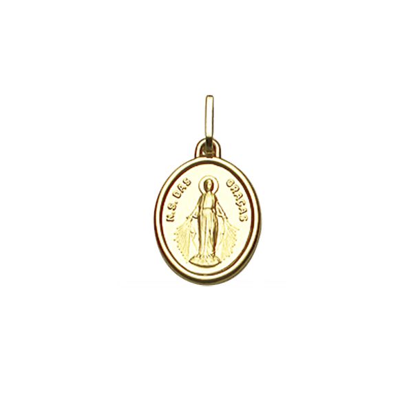 Pingente Nossa Senhora das Graças em Ouro 18K - MI24788 - MICHELETTI JOIAS
